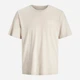 Футболка хлопковая длинная мужская Jack & Jones 12151955 2XL Moonbeam (5715605829233) - изображение 7