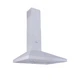 Біла настінна декоративна купольна витяжка для кухні Perfelli K 6202 WH 700 LED, шириною 60 см - зображення 9