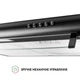 Черная кухонная вытяжка Perfelli PL 6144 BL LED, плоская стандартная, под навесной шкаф, шириной 60 см - изображение 5