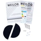 Черная полновстраиваемая сенсорная мощная кухонная вытяжка WEILOR PBSR 72651 GLASS BL 1300 LED Strip, 75 см - изображение 4