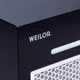 Черная полновстраиваемая сенсорная мощная кухонная вытяжка WEILOR PBSR 52301 GLASS BL 1100 LED Strip, 55 см - изображение 6