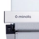 Висувна вбудована телескопічна витяжка для кухні Minola HTL 5214 I 700 LED, нержавіюча сталь 50 см - зображення 6