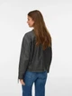 Куртка демисезонная из искусственной кожи короткая женская Vero Moda 10335442 M Asphalt (5715724257641) - изображение 2