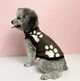 Жилетка-безрукавка для собак Коричневая Size L - изображение 3
