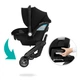 Автокрісло з колісною базою Evenflo Shyft DualRide – Beaufort Black (група від 1.4 до 16 кг) - зображення 8