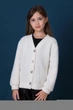 Кардиган для дівчинки Mevis 5581-01 молочний 128 - изображение 1