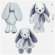 Игрушка мягконабивная Зайка МС 080501-18 серый - изображение 2