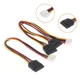 Переходник IDE Molex - 2x Sata 15pin для питания жестких дисков 17 см - изображение 5