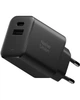 Зарядное устройство Native Union Fast GaN Charger PD 45W (1 USB-C + 1 USB-A) Port Black (FAST-PD45AC-BLK-EU) - изображение 1