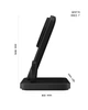 Бездротовий зарядний пристрій Nomad Stand One Max MagSafe 3-in-1 Charging Hub (2rd Gen) Carbide (NM014605858) - зображення 14