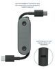 Кабель Native Union Pocket Cable USB-C to USB-C Slate Green - зображення 8
