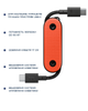 Кабель Native Union Pocket Cable USB-C to USB-C Oxyfire - зображення 11