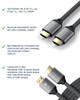 Кабель HDMI to 8K HDMI Satechi Ultra High Speed Cable Space Gray (ST-8KHC2MM) - зображення 5