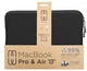 Чехол MW Basics 2Life Sleeve Case Black/Whitel for MacBook Pro 13" M1/M2/MacBook Air 13" M1 (MW-410139) - изображение 3