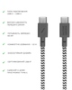 Кабель USB-C to USB-C Native Union Belt Cable Zebra (1.2 m) (BELT-C-ZEB-2-NP) - изображение 9