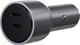Мережевий зарядний пристрій Satechi 40W Dual USB-C PD Car Charger Space Gray (ST-U2C40CCM) - зображення 7