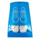 Чехол для хранения и перевозки обуви Shoe Bag на затяжках, с окошком 27 х 36 см (WW58742-3) Голубой - изображение 1