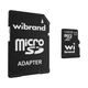 Карта пам'яті 128GB Wibrand МicroSDXC UHS-I Сlass 10 з адаптером чорний - изображение 2
