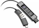 Перехідник Poly DA85-M USB > QD з вбудованим пультом керування для гарнітур EncorePro, USB-A, USB-C, Microsoft Teams, чорний - изображение 1