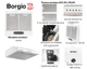 Витяжка плоска BORGIO Gio (PL) 50 White (50 см, 380 м3/год, біла) - изображение 14