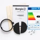 Витяжка вбудована телескопічна BORGIO BLT (ТR) 60 Black (60 см, 700 м3/год, чорна) - изображение 12