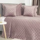 Покрывало ТЕП "VELOUR" Elderberry/Ромб круглый, 220x240 - изображение 5