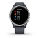 Смарт-годинник GARMIN Venu Silver Stainless Steel Bezel w. Granite Blue and Silicone B. (010-02173-01/03) - зображення 2