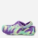 Детские кроксы для девочки Crocs Classic Lined Marbled Clog K 207238-573-C11 29 Фиолетовый/Желтый (191448777460) - изображение 4