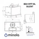 Вытяжка Minola BGH 5977 BL Silent - изображение 14