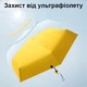 Кишенькова міні парасолька GD-ONE (всесезонна, блакитна) - зображення 6