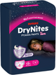Pieluchomajtki Huggies DryNites dla dziewczynek rozmiar Xl 13+ lat 48-60 kg 3 x 9 szt (5029054251959) - obraz 3
