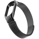Ремінець Міланська петля для Xiaomi mi band 9 / ремінці на сяомі, ксіомі мі бенд / металевий ремінець до фітнес-браслета DI1 - зображення 1