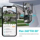 Вулична охоронна WiFi камера відеоспостереження Dual Lens 8MP Anran AR-C2M-W (234568441_1135) - изображение 5
