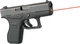 Целеуказатель LaserMax для Glock42 красный - изображение 1