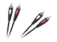 Audio - Video Инсертный Кабель Cabletech Eco-line 2RCA - 2RCA Cable 0.5м Black - изображение 4