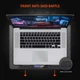Охладитель-подставка для ноутбука Meetion CP5050 с RGB-подсветкой 9"-19" дюймов Черный - изображение 7