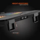 Охладитель-подставка для ноутбука MeeTion CoolingPad CP2020 с RGB-подсветкой 9–14 дюймов Черный - изображение 8
