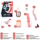 Умные детские смарт часы JETIX G99 со сменным корпусом, GPS и 4G Видеозвонком (Pink)+ Защитная пленка - изображение 8
