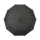 Мужской зонт полуавтомат черный Calm Rain, 3 сложения, антиветер, 10 спиц, 105 см 20136 - изображение 2