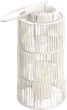 Ліхтар Homla Modern Hamptons садовий для свічки скляний LED 20,5 x 38 см (5906496741982) - зображення 1