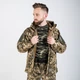 Куртка софтшелл-милтекпланка на флисе с капюшоном Цвет пиксель XL (52) - изображение 4
