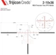 Прицел оптический TRIJICON Credo 2-10x36 (30 мм) illum. MOA Tree Crosshair FFP Red - изображение 5