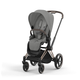 Текстильний комплект для візків Cybex Priam 4.0 Seat Pack Mirage Grey Platinum 523000743 (4063846415410) - зображення 2