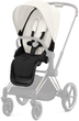 Tekstylny zestaw do wózków Cybex Priam 4.0 Seat Pack Off White Platinum 523000753 (4063846415496) - obraz 1