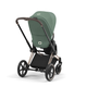 Tekstylny zestaw do wózków Cybex Priam 4.0 Seat Pack Leaf Green Platinum 523000773 (4063846415656) - obraz 7