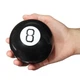 Магічна куля-передсказач російською 10 см Magic Ball 8 чорна кулька з відповідями шар долі бажань - зображення 6