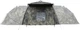 Палатка Nash Bank Life Gazebo Camo Pro для рыбалки кемпинга водонепроницаемая 420D с москитной сеткой - изображение 4