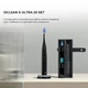 Умная зубная электрощетка Oclean X Ultra 20 Set Electric Toothbrush Black (6970810557107) - изображение 7