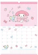 Настінний перекидний календар-планер Kite Hello Kitty А3 на&nbsp;2026 рік (HK26-440) - зображення 6