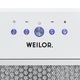 Белая полновстраиваемая мощная кухонная вытяжка WEILOR WBE 5230 WH 1000 LED, шириной 52 см - изображение 4